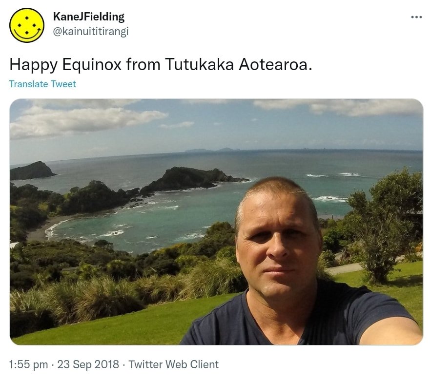Equinox from Tutukaka Aotearoa. 1:56 pm · 23 Sep 2018.